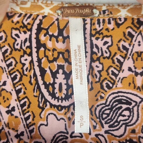 Free People Mexicali Rose Maxi Dress Women’s SZ SM EUC Dusty Rose - Picture 5 of 16